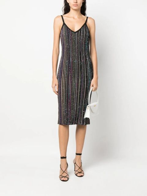 Missoni glitter-detailed knit dress - Black