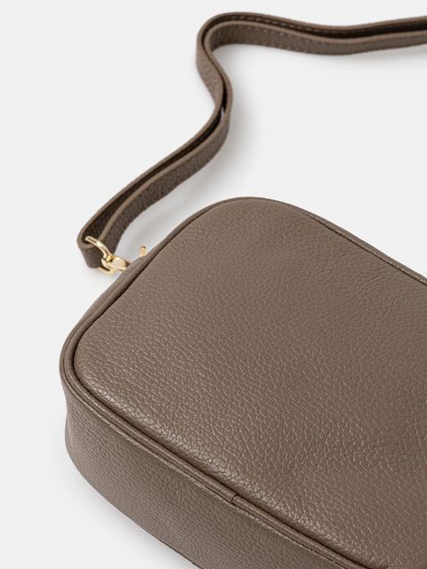 Answear.LAB torebka skórzana kolor brązowy