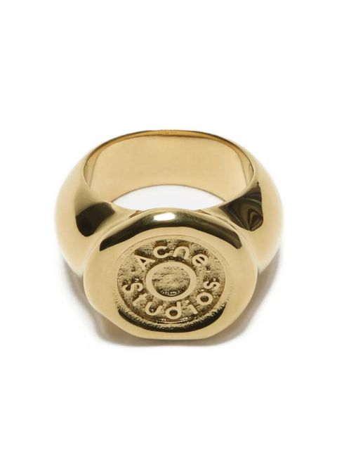 Acne Studios logo ring - Gold