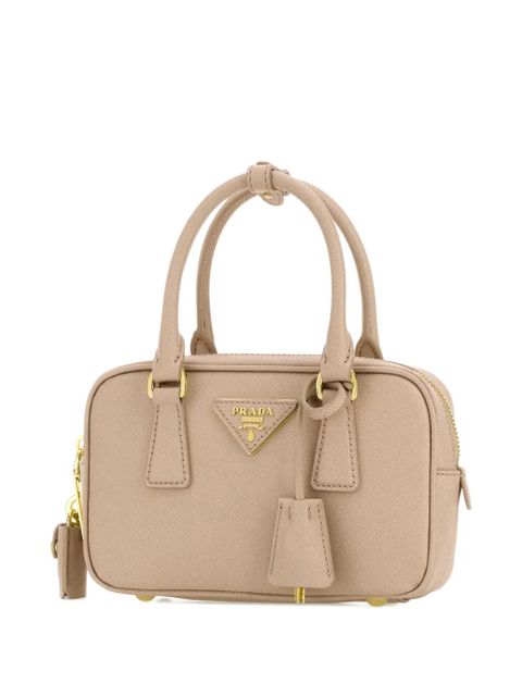 Prada leather mini bag - Neutrals