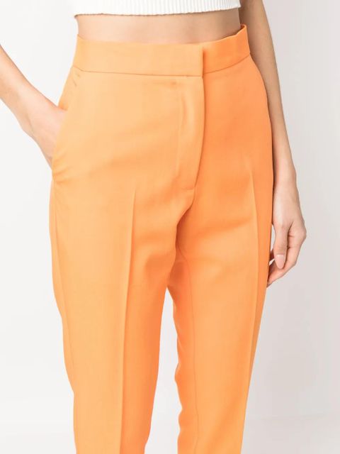 TWINSET high-waisted cigarette trousers - Orange