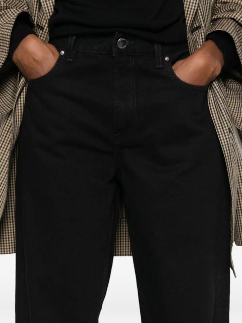 TOTEME straight-leg jeans - Black