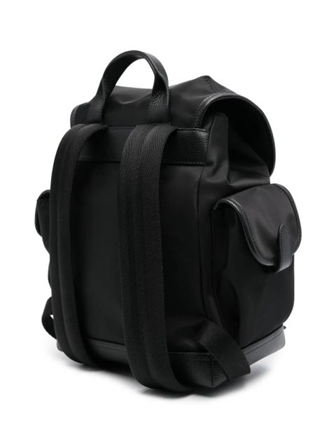 Mulberry logo-appliqué buckle-fastening backpack - Black