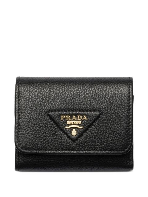 Prada small logo-embellished wallet - Black - zdjęcie produktu nr 1
