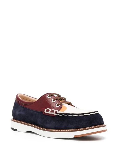 Tod's colour-block lace-up shoes - Blue - zdjęcie produktu nr 2