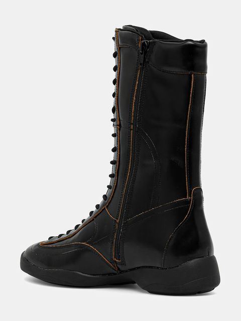 Vagabond Shoemakers botki skórzane SKY damskie kolor czarny na płaskim obcasie 6037-099-20