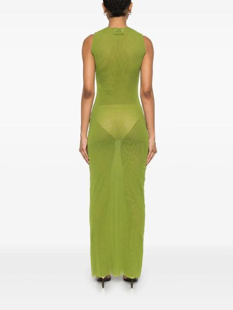 Jean Paul Gaultier Spirale maxi dress - Green