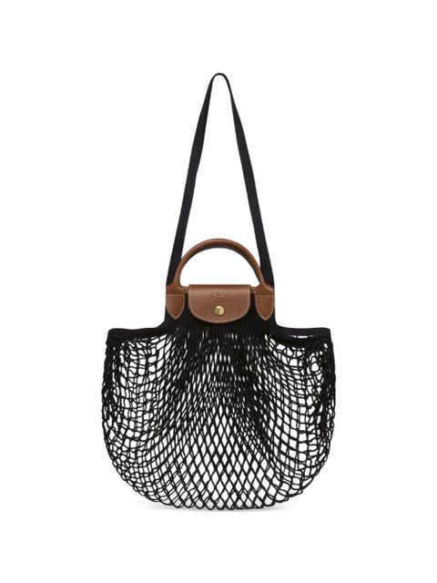 Longchamp Le Pliage Filet mesh bag - Black - zdjęcie produktu nr 1