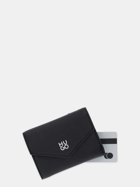 HUGO portfel damski kolor czarny 50547914