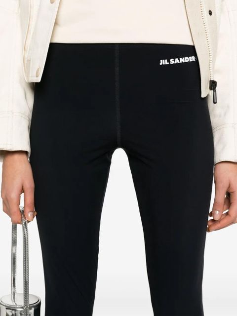 Jil Sander logo-print leggings - Blue - zdjęcie produktu nr 2