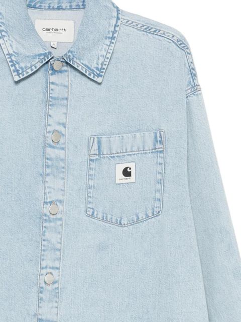 Carhartt WIP chest-pocket cotton shirt - Blue