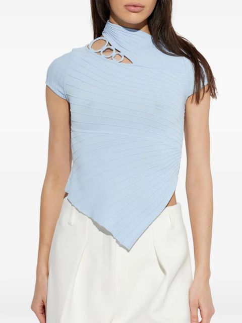 Cult Gaia Nessi cut-out structured top - Blue