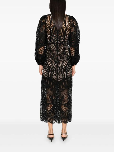 FARM Rio Nature midi dress - Black