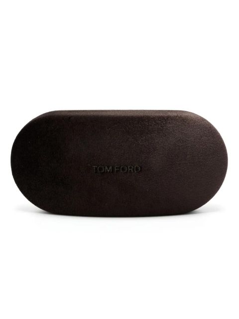 TOM FORD Eyewear Kaya oversize-frame sunglasses - Red - zdjęcie produktu nr 2