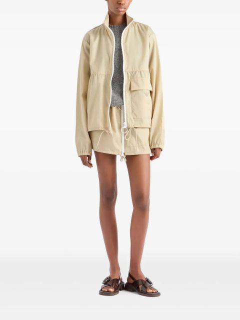 Prada Re-Nylon bomber jacket - Neutrals