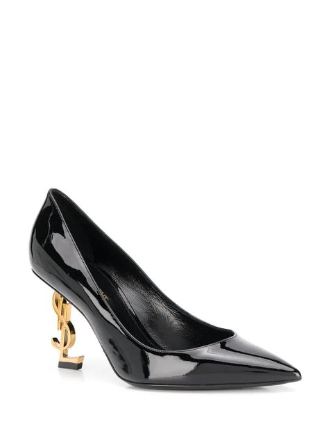 Saint Laurent Opyum patent leather pumps - Black