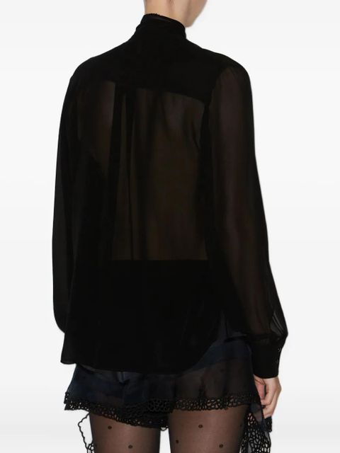 ISABEL MARANT Elaura blouse - Black
