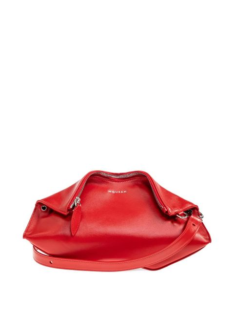 Alexander McQueen Manta zip-top clutch bag - Red - zdjęcie produktu nr 1
