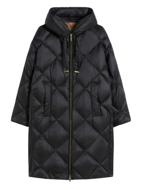 Max Mara quilted hooded coat - Black - zdjęcie produktu nr 1