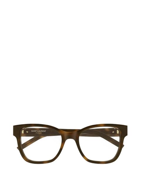 Saint Laurent logo-detail glasses - Brown - zdjęcie produktu nr 1