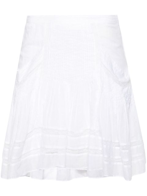 MARANT ÉTOILE Giuliani mini skirt - White
