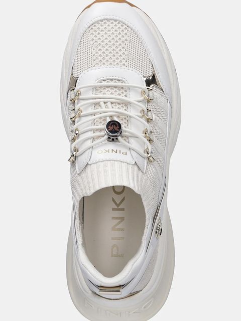 Pinko sneakersy Ariel 34 damskie kolor biały SS0141P128Z1B