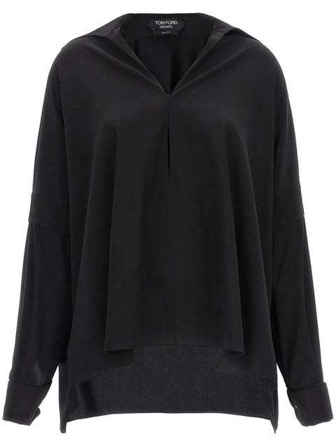 TOM FORD relaxed fit shirt - Black - zdjęcie produktu nr 1