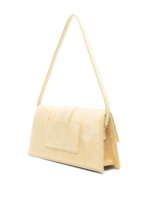 Jacquemus Le Bambino Long pony-hair shoulder bag - Yellow