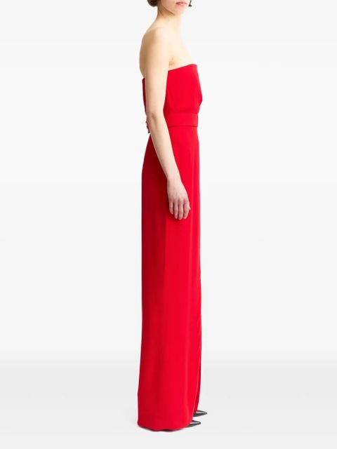 16Arlington Aeta strapless-belted maxi dress - Red