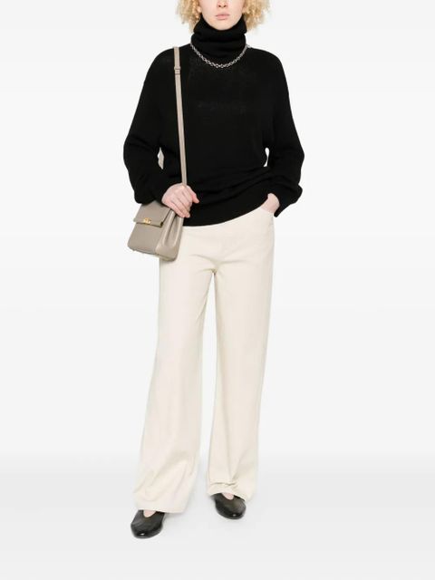 TOTEME roll-neck sweater - Black