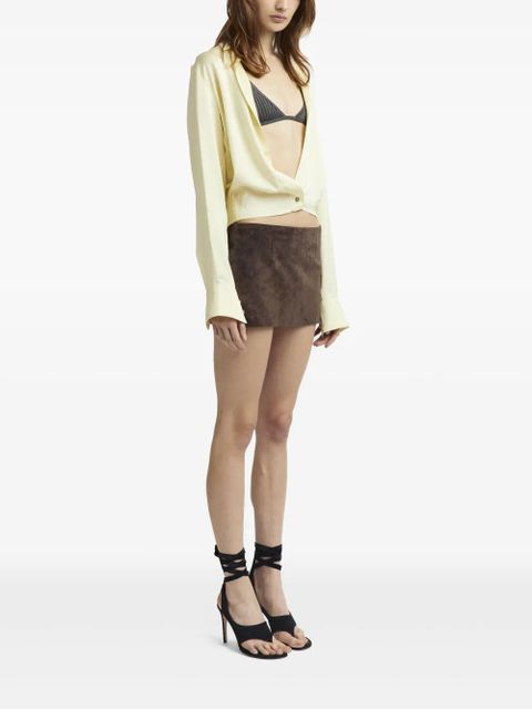 16Arlington Haile mini skirt - Brown