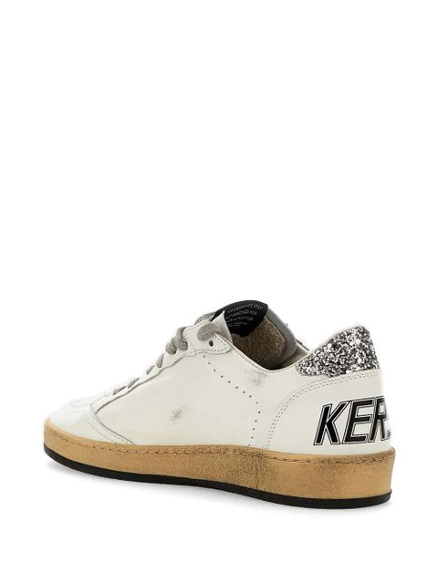 Golden Goose Ball Star star-glitter sneakers - White