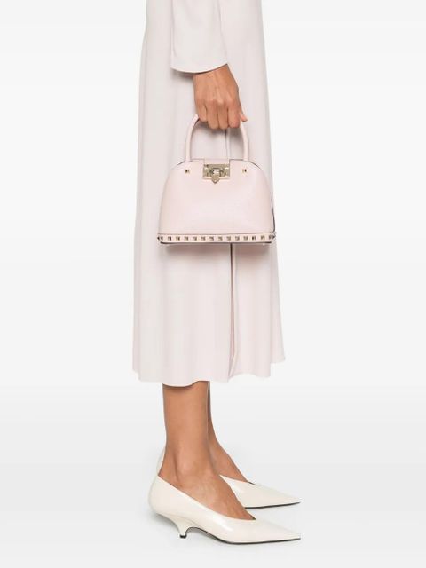 Valentino Garavani small Rockstud tote bag - Pink