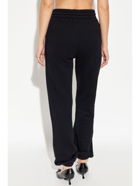 Off-White logo-embroidered track pants - Black - zdjęcie produktu nr 2