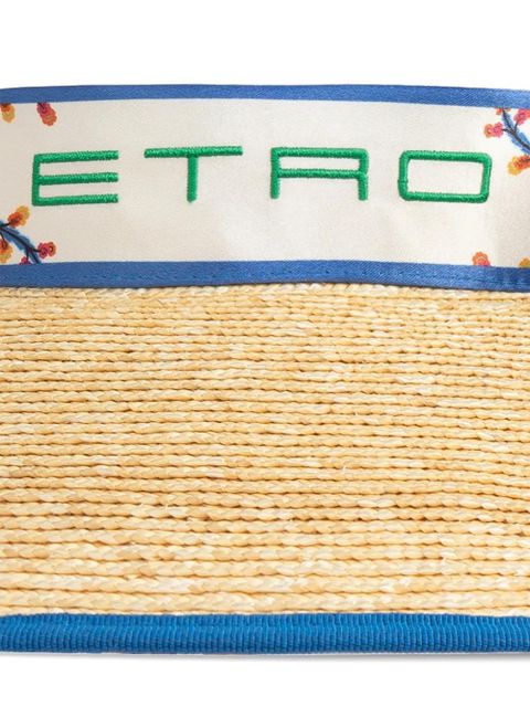 ETRO logo-detailed hat - Neutrals