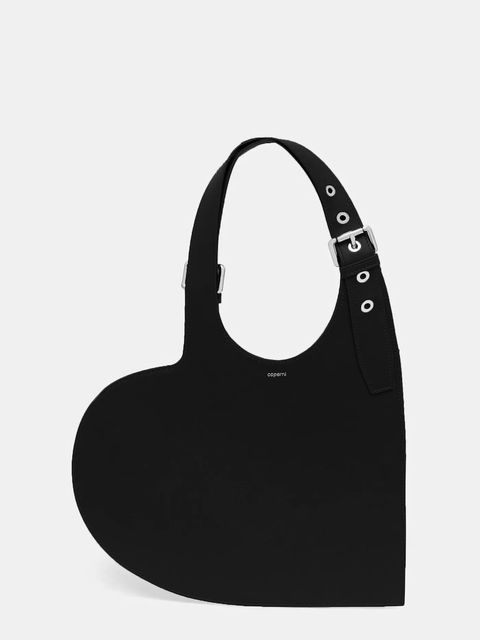 Coperni torebka skórzana Belt Heart Tote kolor czarny COPBA112F6062 - zdjęcie produktu nr 1