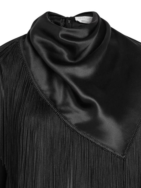 Gabriela Hearst Anderson fringe-detail top - Black - zdjęcie produktu nr 2