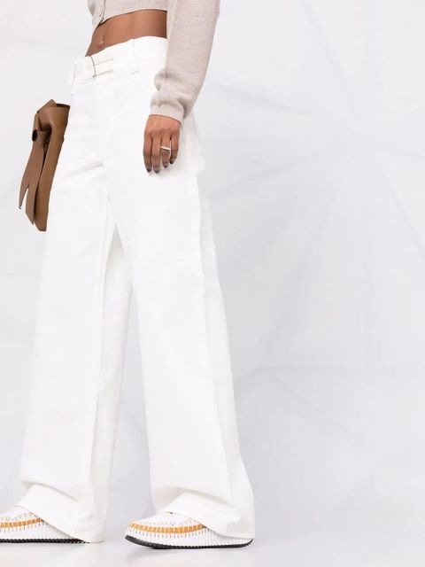 Jil Sander wide-leg denim jeans - White
