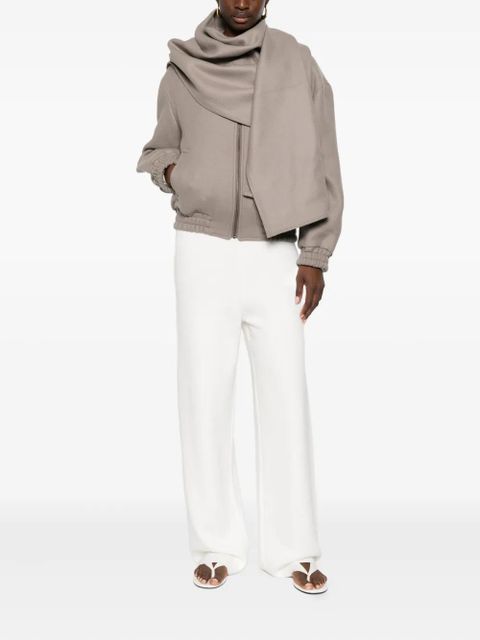 Aya Muse Tuli shawl jacket - Brown