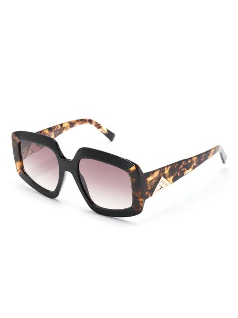 MISSONI EYEWEAR butterfly-frame tortoiseshell-effect sunglasses - Brown - zdjęcie produktu nr 2