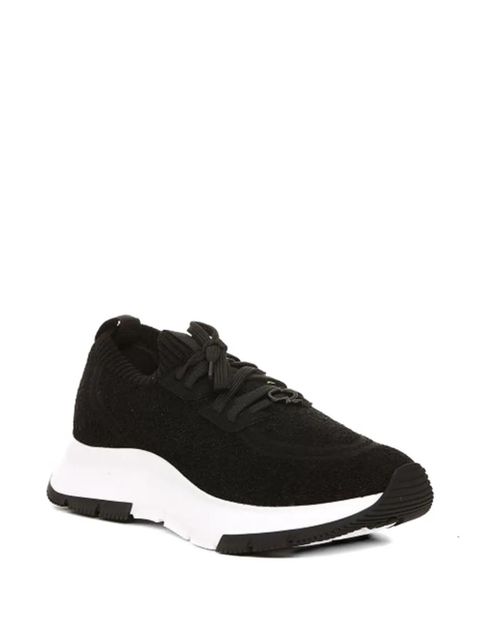 Gianvito Rossi knit lace-up sneakers - Black - zdjęcie produktu nr 2