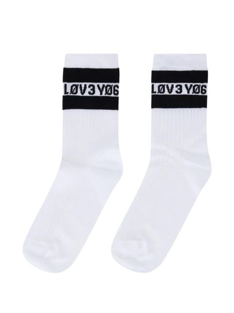 Valentino Garavani stripe socks - White - zdjęcie produktu nr 2