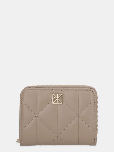 Calvin Klein portfel damski kolor beżowy LV04F1124G - zdjęcie produktu nr 1