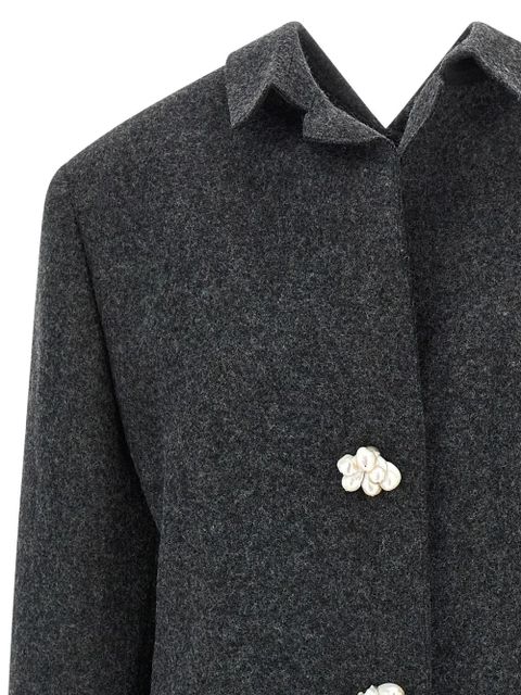 Prada Shetland virgin-wool coat - Grey - zdjęcie produktu nr 2