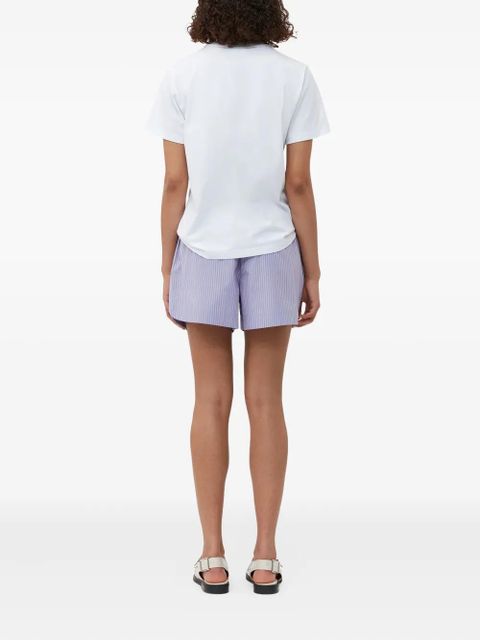 GANNI striped boxer shorts - Purple