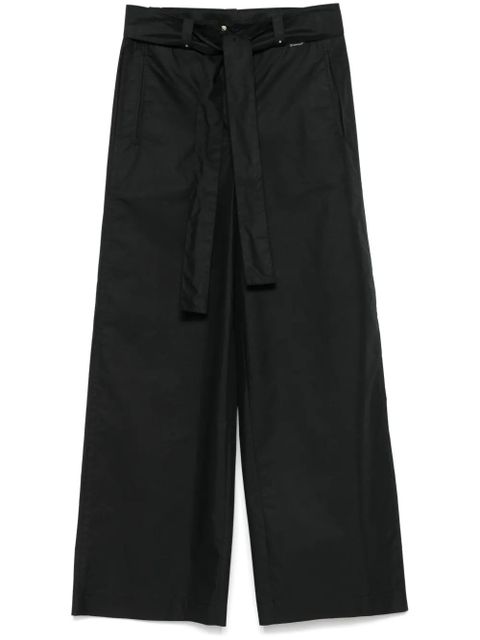 Moncler tied-waist trousers - Black - zdjęcie produktu nr 1