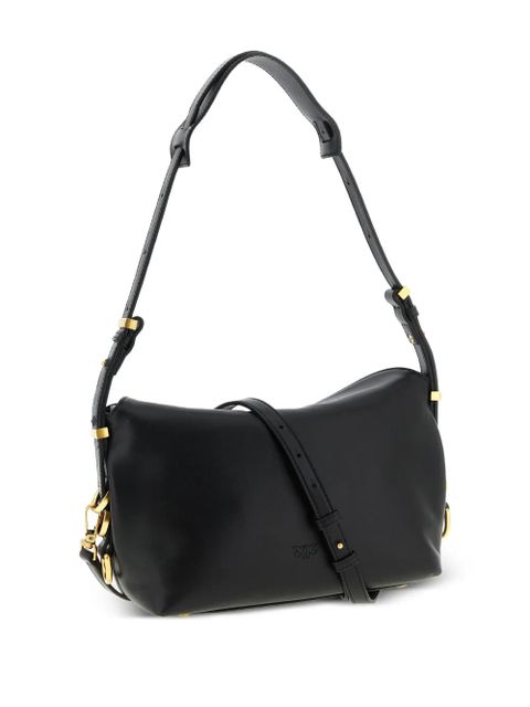 PINKO engraved-rings saddle shoulder bag - Black - zdjęcie produktu nr 2
