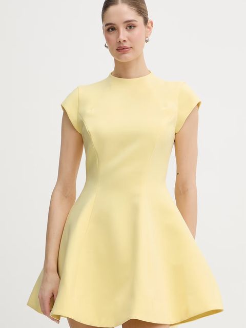 Bardot sukienka rozkloszowana z wiskozą - zdjęcie produktu nr 2