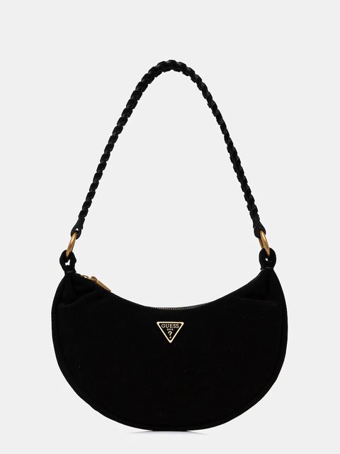 Guess torebka zamszowa AMITA kolor czarny HWSB95 39720 - zdjęcie produktu nr 1