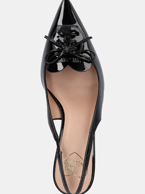 Love Moschino szpilki skórzane kolor czarny JA10517G0NIH0000 - zdjęcie produktu nr 2